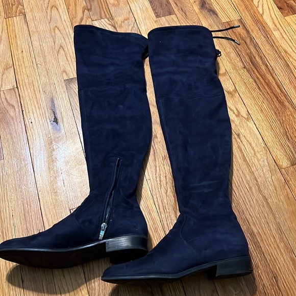 Marc Fisher Navy Blue knee high boots - Picture 1 of 4